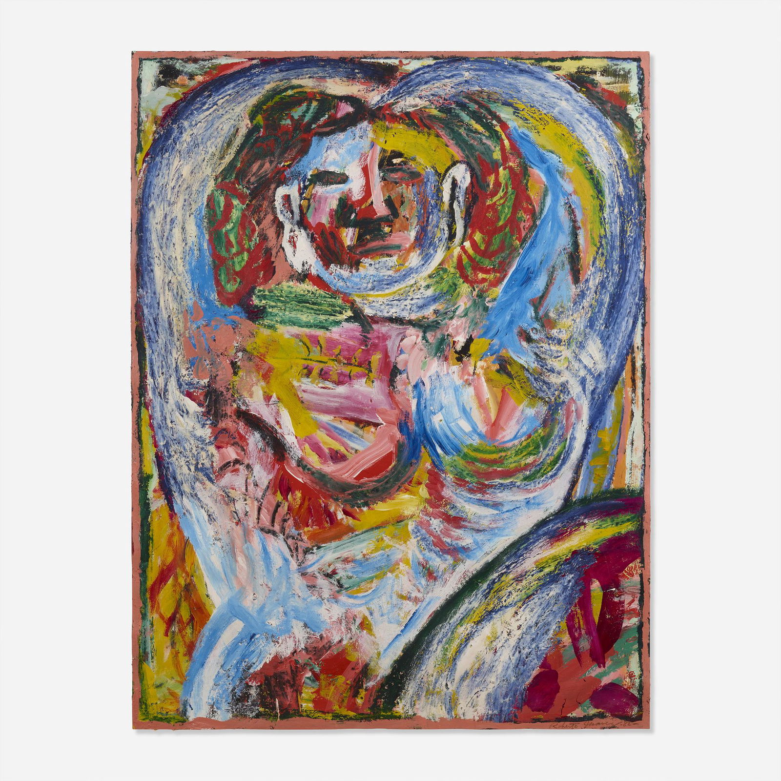 Roberto Juarez, Sister: Roberto Juarez Sister 1982acrylic and oil pastel on paper51 h × 38 w in (130 × 97 cm) Signed and dated to lower right edge 'Roberto Juarez 82'. Provenance: Rob