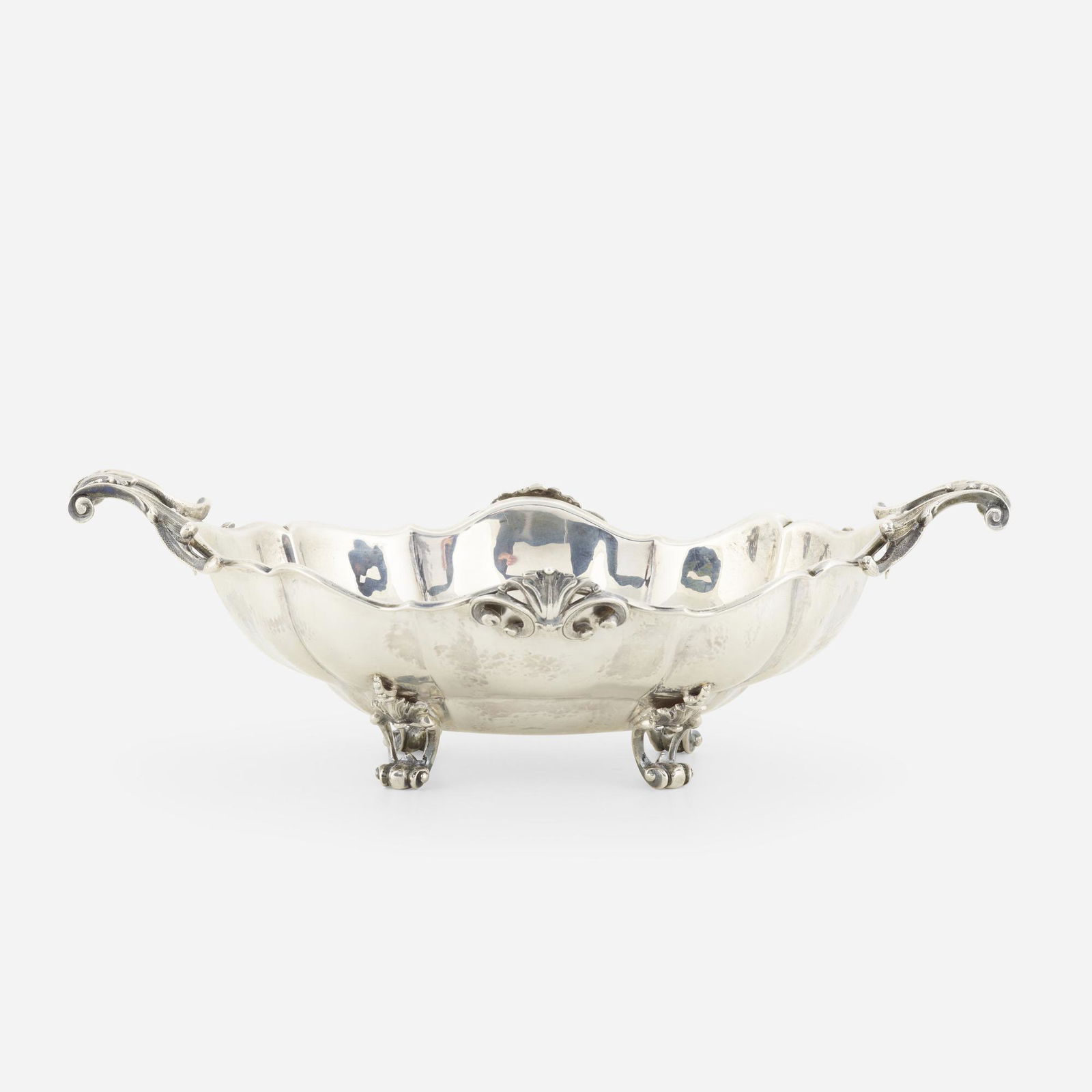 Mario Buccellati, bowl: Mario Buccellati bowl Italy, 1934-44sterling silver4 h × 13 w × 7.25 d in (10 × 33 × 18 cm) Impressed to underside 'M. Buccellati Made in Italy Sterling 925'. Also marked