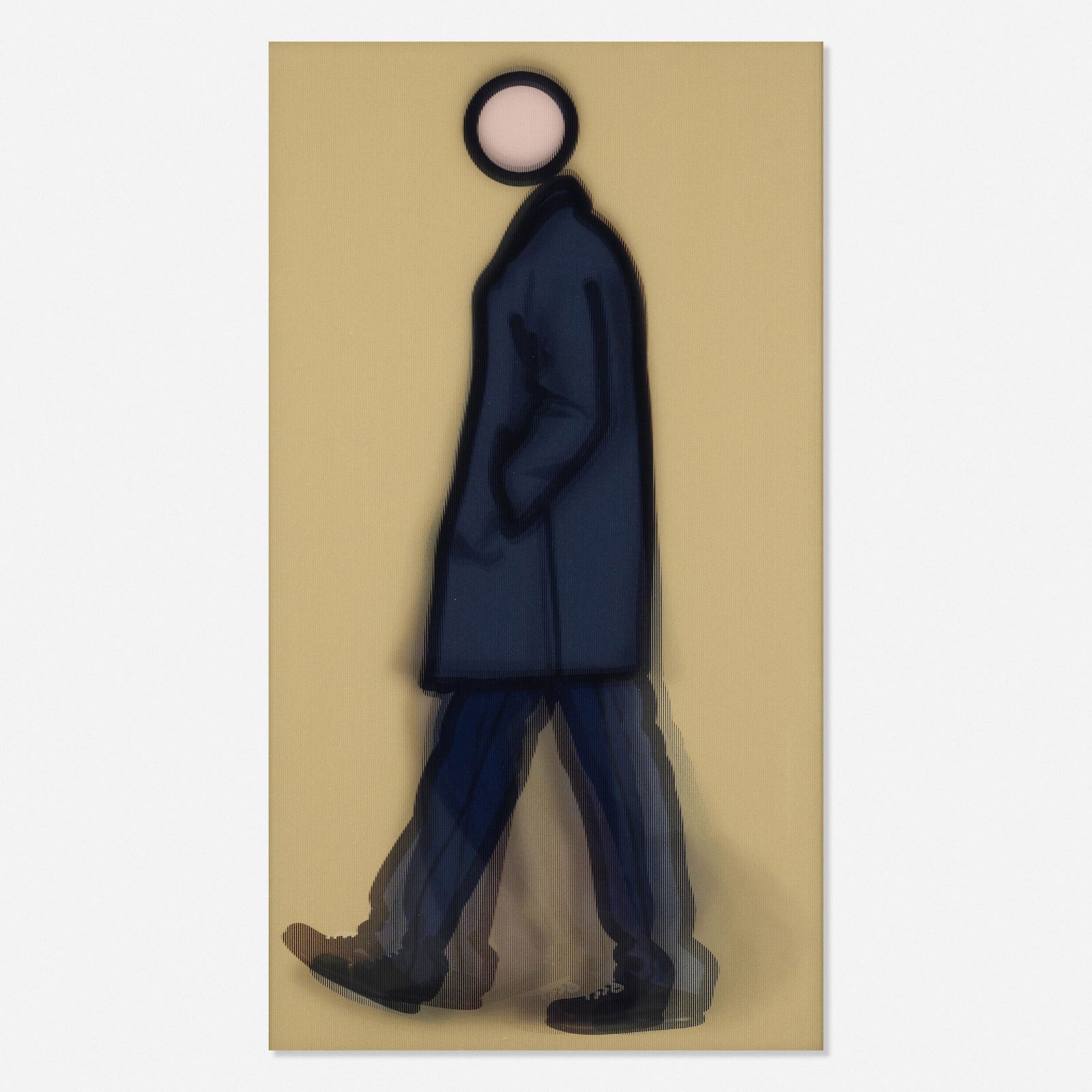 Julian Opie, Jeremy Walking in Coat (1 of 3)