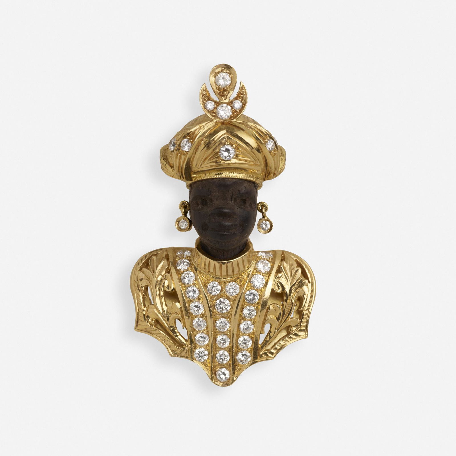 Nardi, Diamond and gold 'Moretti' brooch (1 of 1)