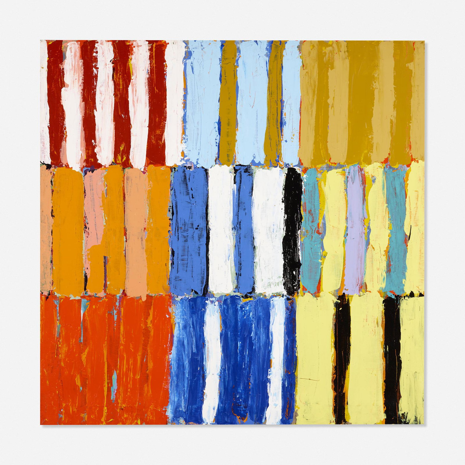 Kazuko Inoue, Untitled: Kazuko Inoue Untitled 1996 acrylic on linen 48 h × 48 w in (122 × 122 cm) Signed and dated to verso 'Kazuko Inoue 96'. Provenance: Acquired directly from the artist | Allan