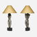 Yasha Heifetz, figural table lamps, pair - 2