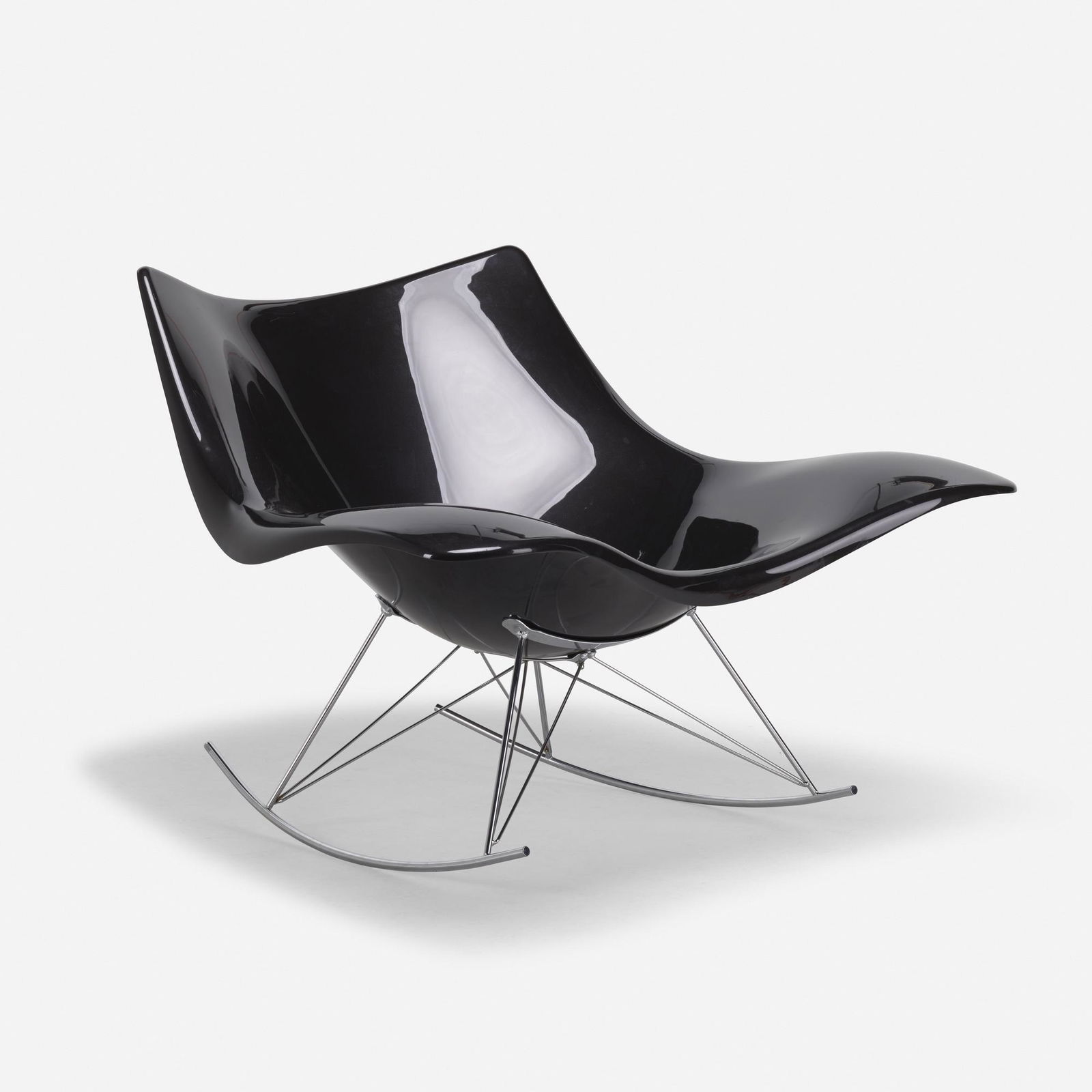 Thomas Pedersen, Stingray chair, model 3500: Thomas Pedersen Stingray chair, model 3500 FredericiaDenmark 2002polypropylene, chrome-plated steel33 h × 46 w × 44 d in (84 × 117 × 112 cm) please note