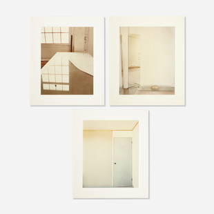 Leland Rice, Untitled from the Wall Site series: Leland Rice Untitled from the Wall Site series (three works) 1977-78C-prints24 h × 20 w in (61 × 51 cm) Signed, titled, dated and numbered to verso of each example '10/15 Wall Site Le