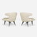Mid-Century Modern, lounge chairs, pair - 2