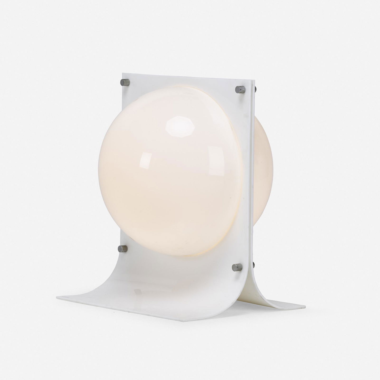 Neal Small, Area table lamp: Neal Small Area table lamp c. 1965acrylic, chrome-plated metal24 h × 20.25 w × 17.25 d in (61 × 51 × 44 cm)