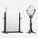 British, mirrors, set of two - 2