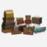 biscuit tins, collection of eighteen