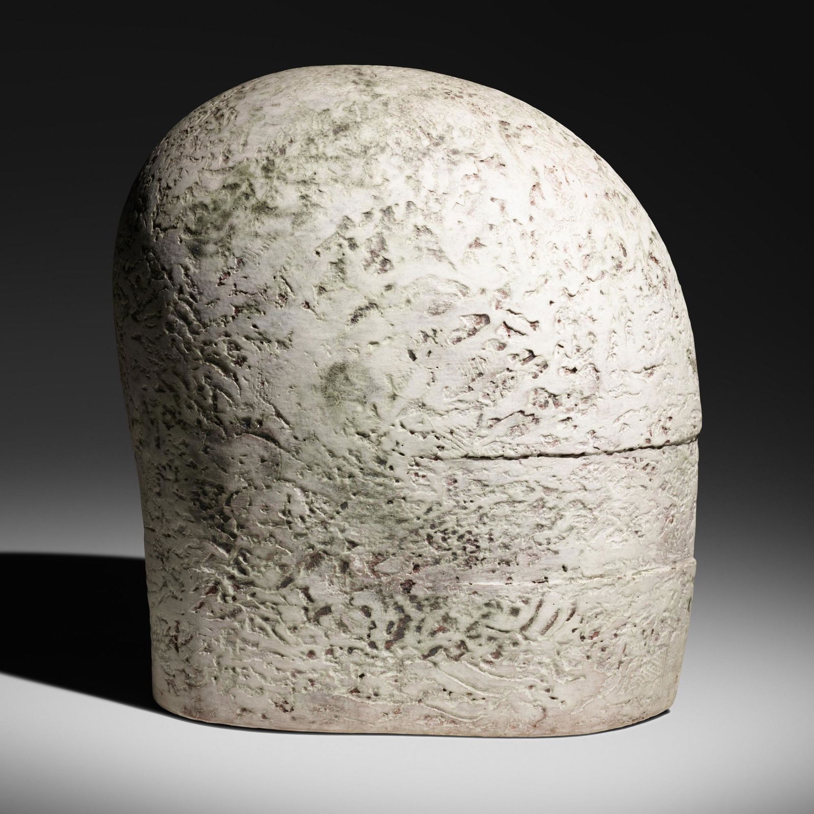 Fritz Vehring, White Helmet: Fritz Vehring White Helmet Germany, 1994glazed stoneware15.5 h × 13 w × 9 d in (39 × 33 × 23 cm) Incised signature and date to underside 'FV 94'. Provenance