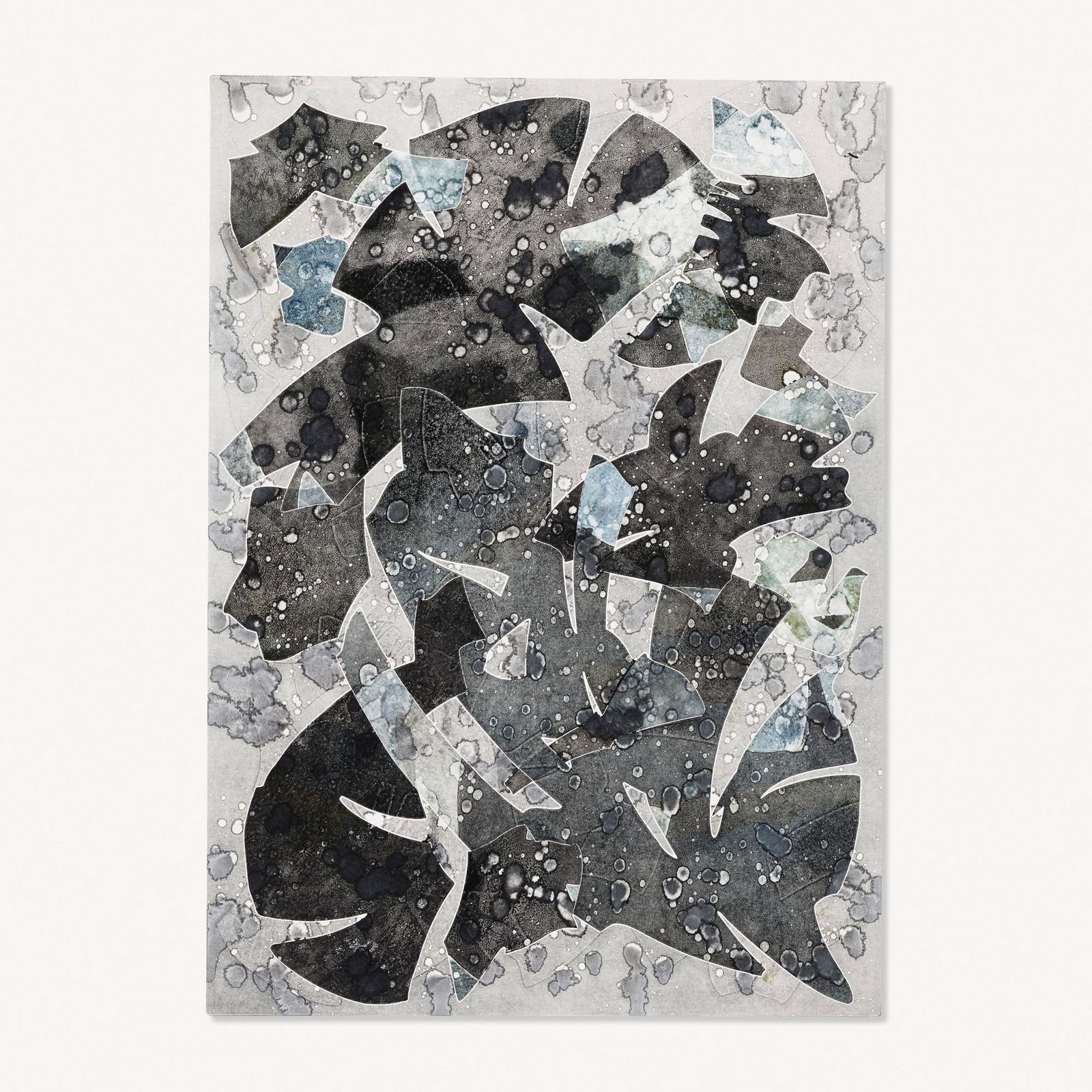 Albert Paley, Burning Bones Press #31: Albert Paley Burning Bones Press #31 2015large-format monoprint49.75 h × 38 w in (126 × 97 cm) In 2015 the artist had a second opportunity to visit Texas and spent a week working with