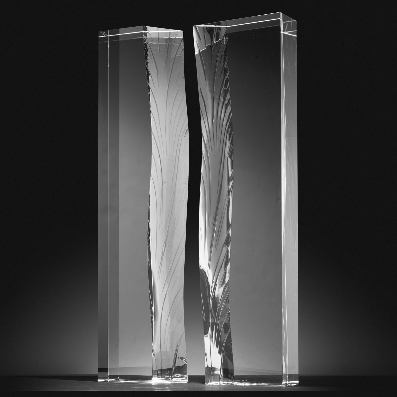 Christopher Ries, Harmony: Christopher Ries Harmony USA, 2010cut, ground, and polished optical crystal37.75 h × 16 w × 8 d in (96 × 41 × 20 cm) Signed and dated with copyright. Proven
