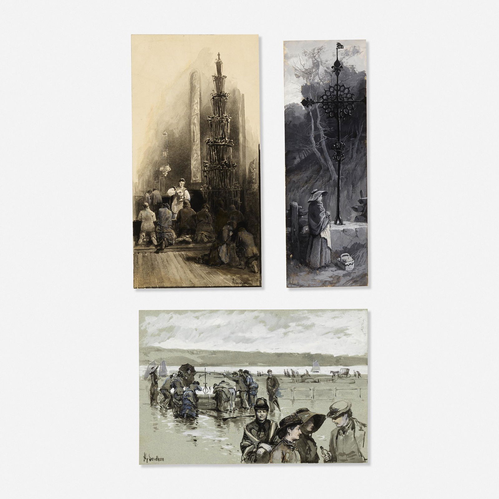 Henry Sandham, three works (1 of 1)