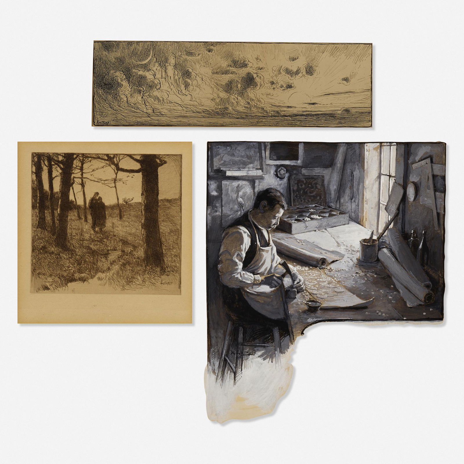 William Langson Lathrop, three works (1 of 1)