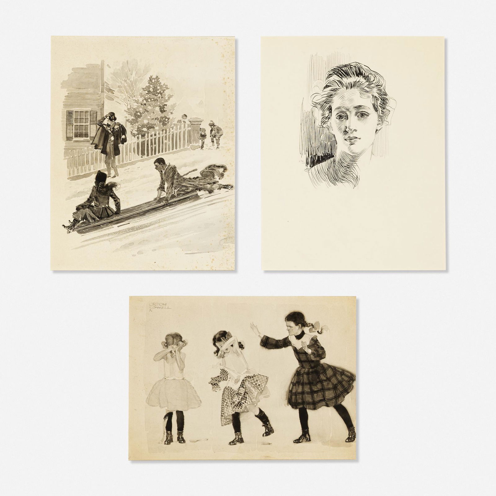 Orson Byron Lowell, three works (1 of 1)