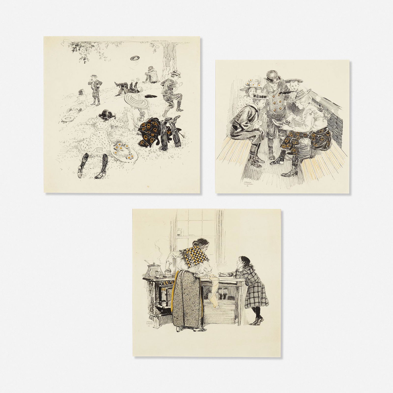 Orson Byron Lowell, three works (1 of 1)