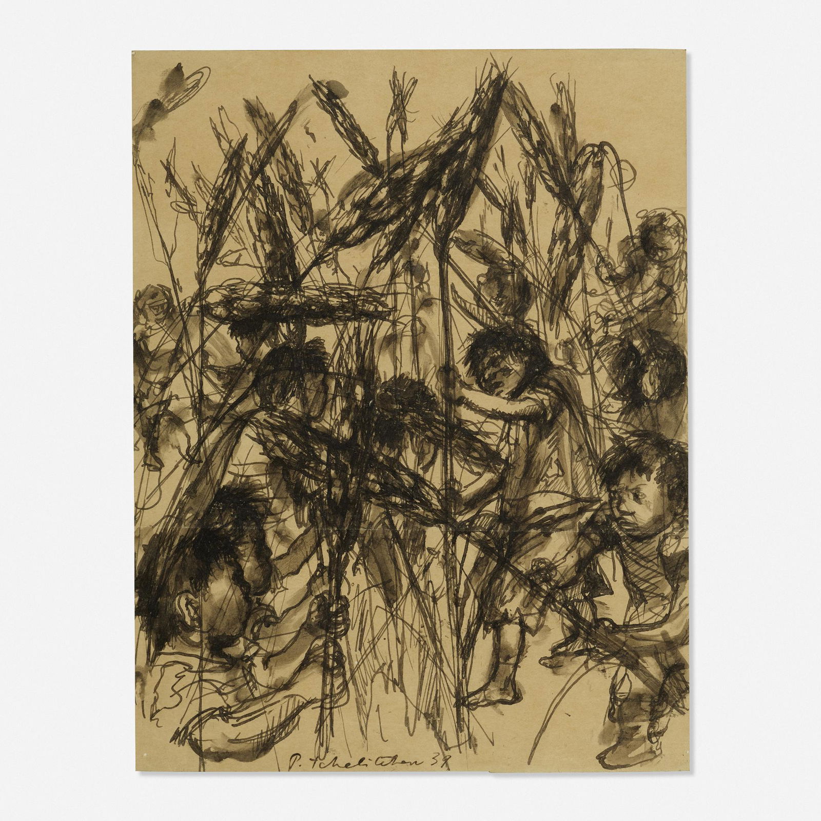 Pavel Tchelitchew, Battle of the Threshers (1 of 1)