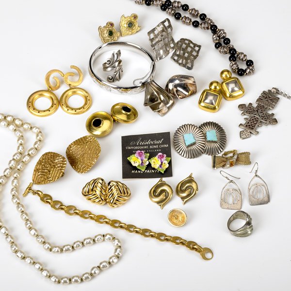DESIGNER COSTUME AND SILVER JEWELRY