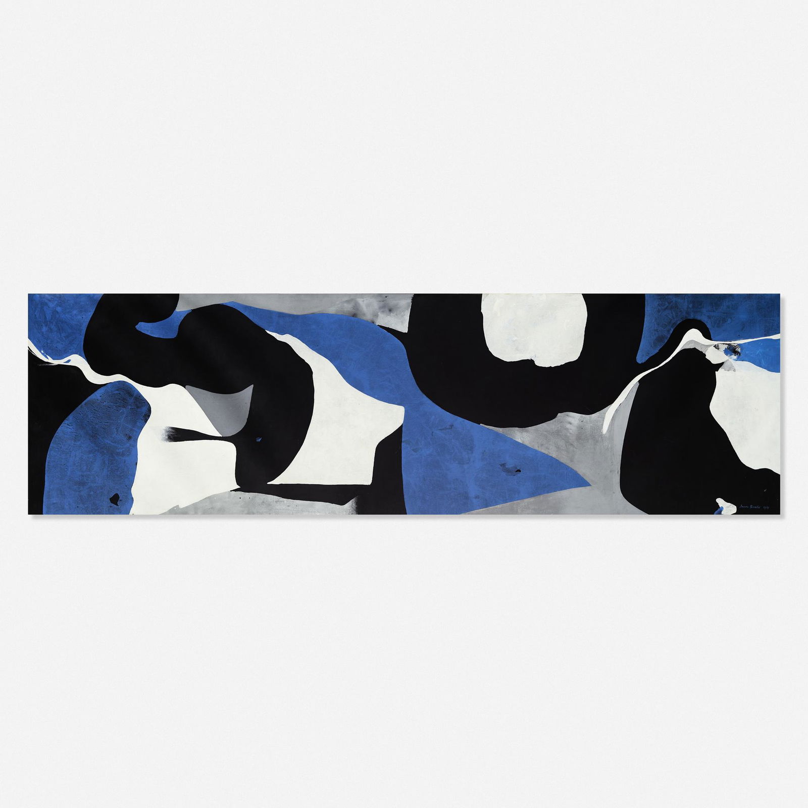 James Brooks, P.M.: James Brooks P.M. USA, 1979oil on canvas90 h × 306 w in (229 × 777 cm) Signed and dated to lower right 'James Brooks 1979'. Provenance: Commissioned from the a