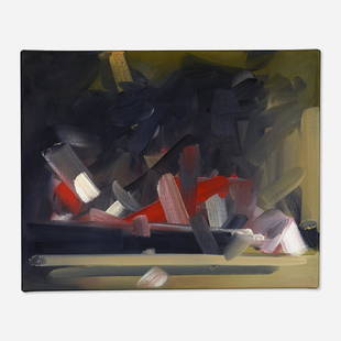 Michael van Ofen, Untitled: Michael van Ofen Untitled 2003oil on canvas15.5 h × 19.5 w in (40 × 50 cm) Signed and dated to verso 'M. van Ofen 2003'. This work is located at, and will ship from, Rago in L