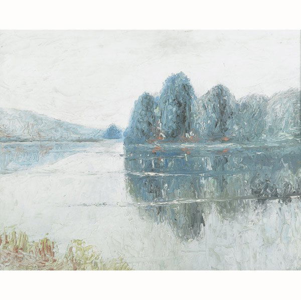 LAMONT WARNER Two seascapes: LAMONT A. WARNER (American ) Two untitled seascapes, oil on canvas and oil on board(framed), Both signed and dated. 22'' x 30'' and 16'' x 20''