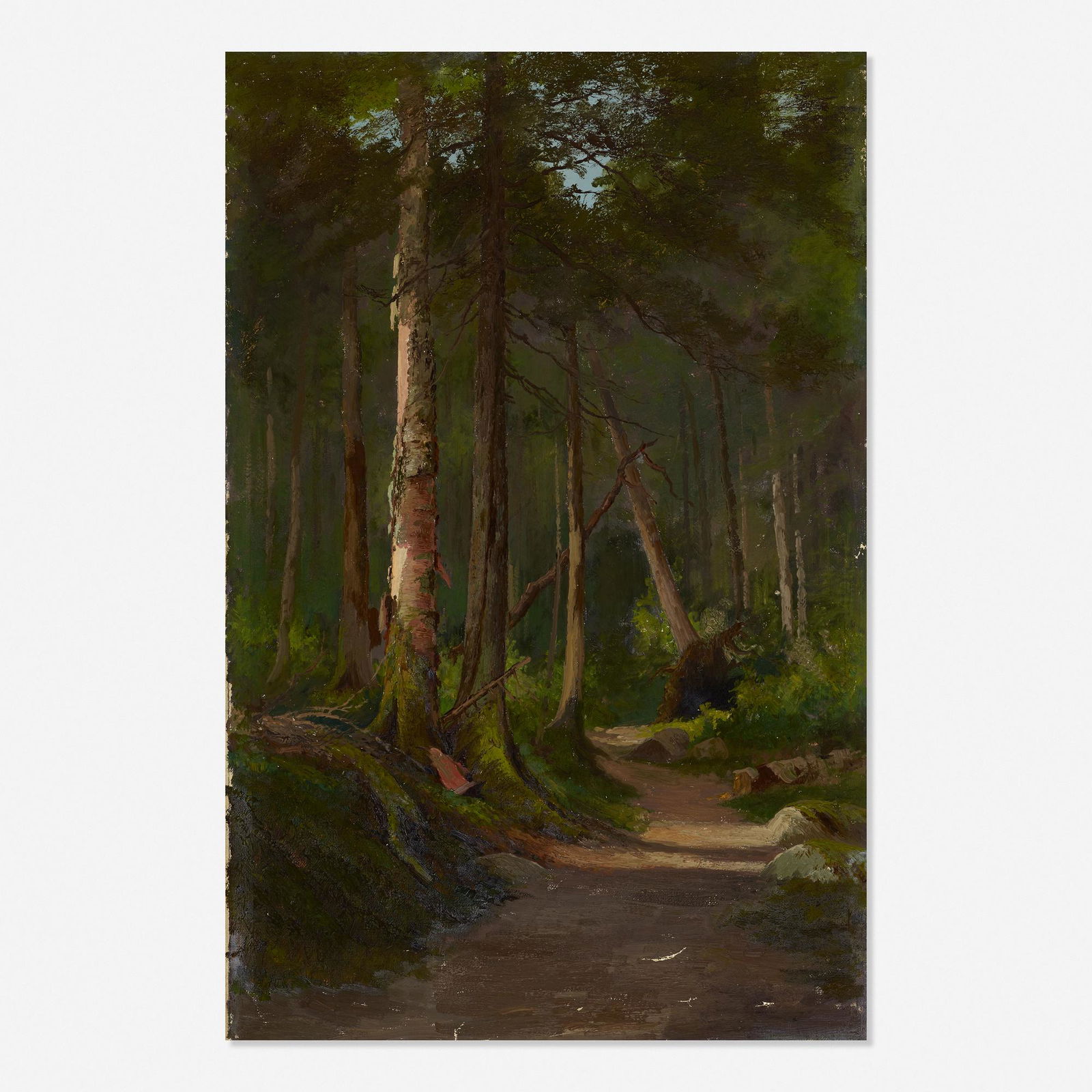 Edward Hill, Old Friends: Edward Hill Old Friends oil on canvas24 h × 15.5 w in (61 × 39 cm) Titled to lower edge 'Old Friends'. Provenance: Private Collection | Thence by descent