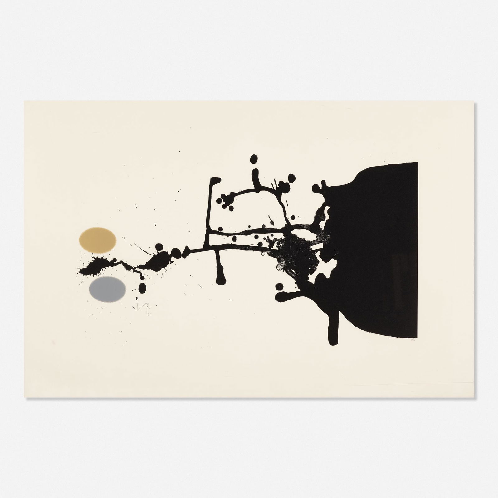 Victor Pasmore, Black Tiger: Victor Pasmore Black Tiger 1979screenprint in colors31.5 h × 47.5 w in (80 × 121 cm) Signed, dated and numbered to lower edge 'VP 79 9/70'. This work is number 9 from the edition of 7