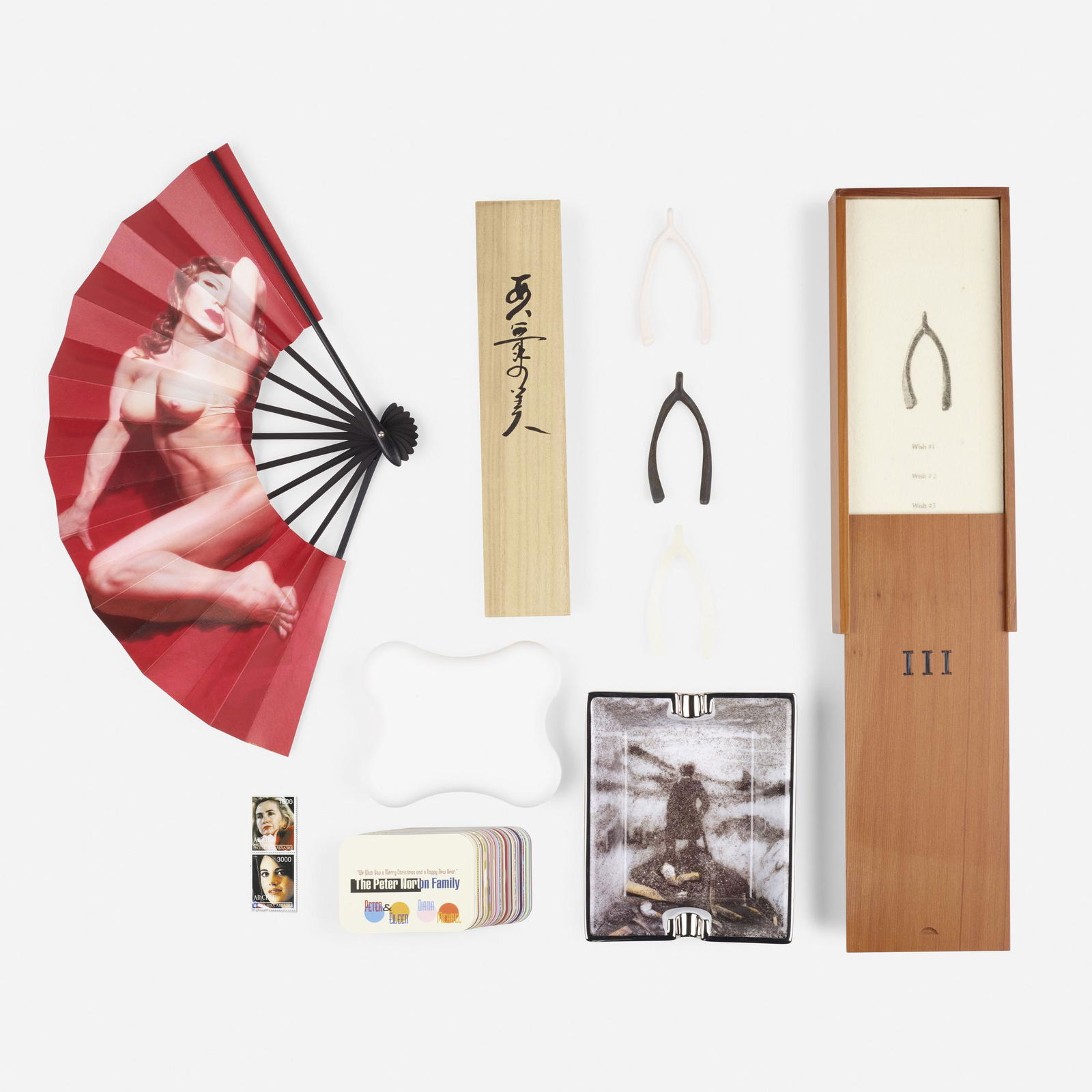 Yasumasa Morimura, Lorna Simpson, Vik Muniz, etc.: Yasumasa Morimura, Lorna Simpson, Pae White/Brian Eno, and Vik Muniz four works from Norton Family Christmas Lot is comprised of four works: Yasumasa Morimura Aimai-no-bi (Ambiguous Beauty), 1995<