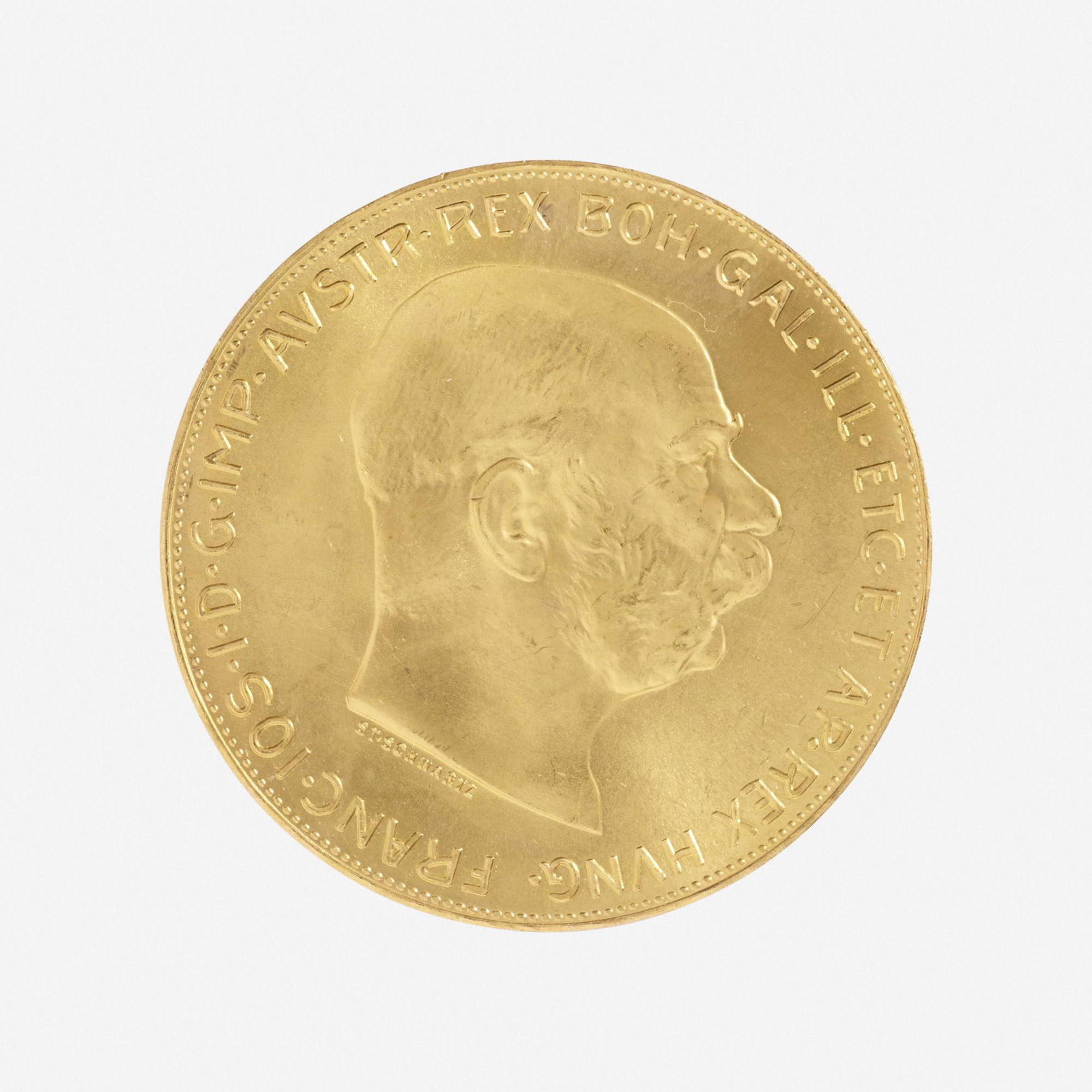 Austria 1915 100 Corona Restrike Gold Coin (1 of 2)