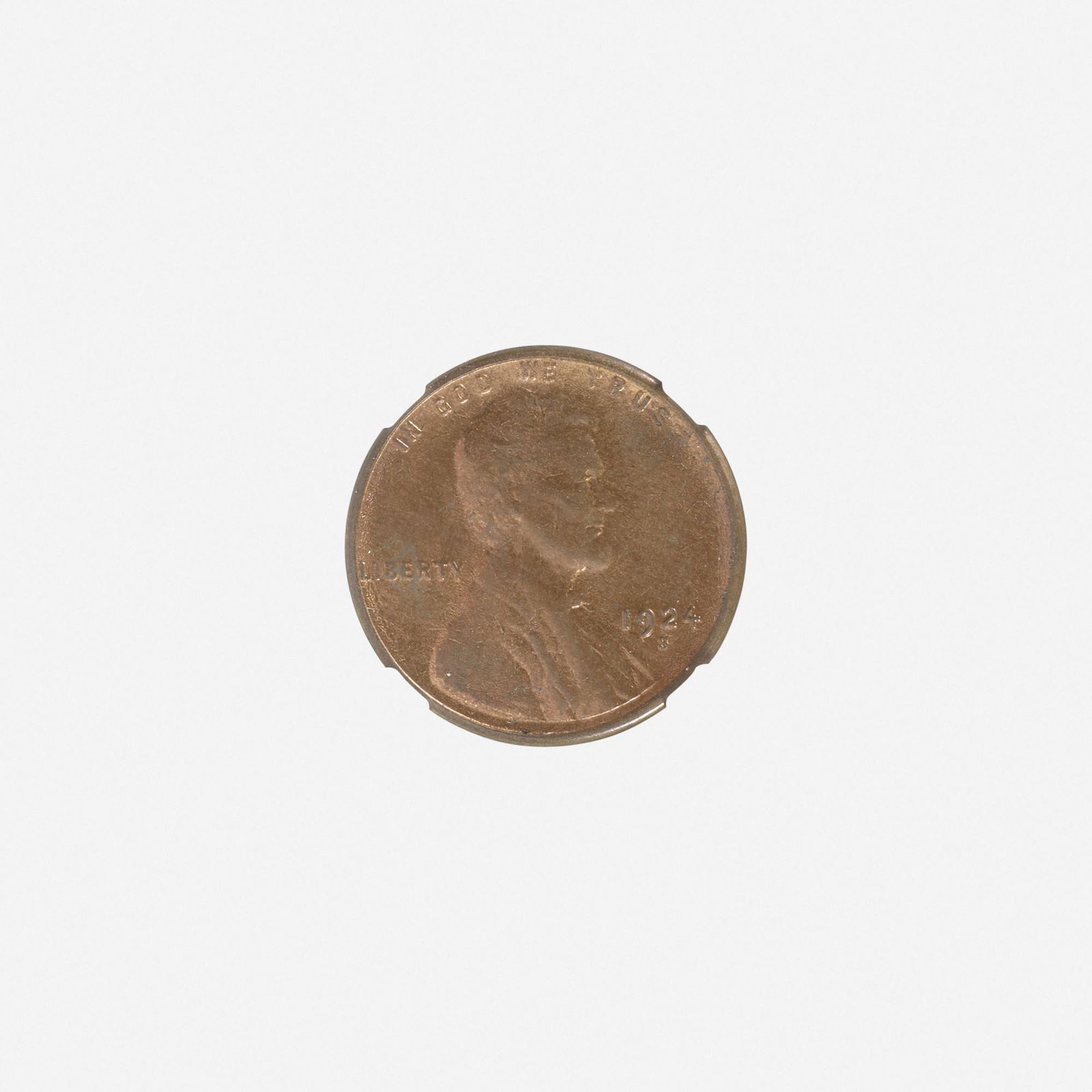 U.S. 1924-S Lincoln 1C Coin (1 of 2)
