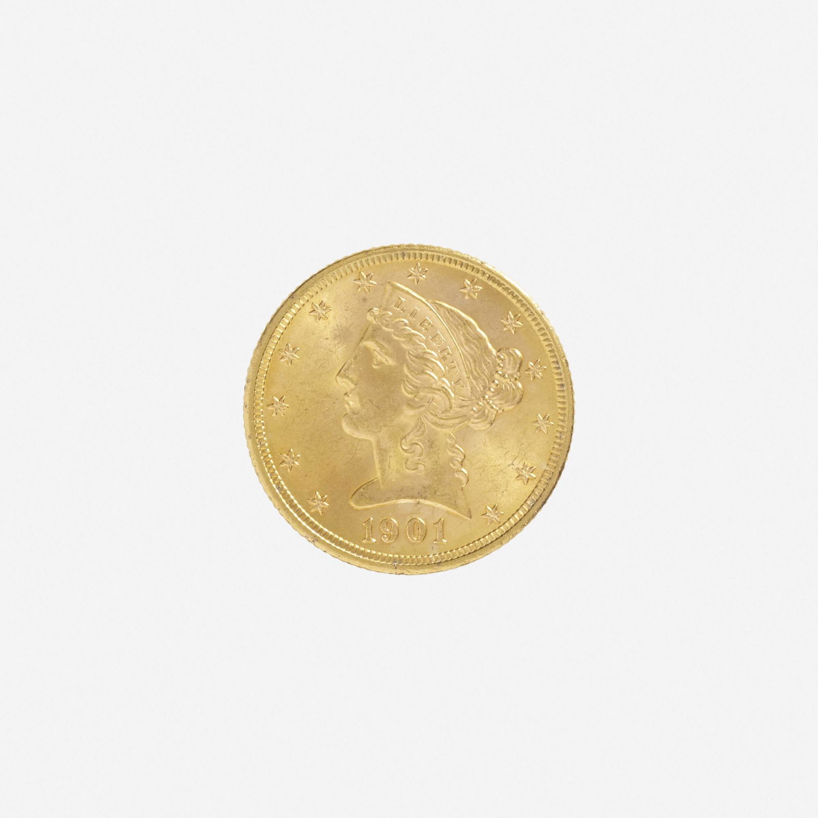 U.S. 1901 Liberty $5 Gold Coin (1 of 2)