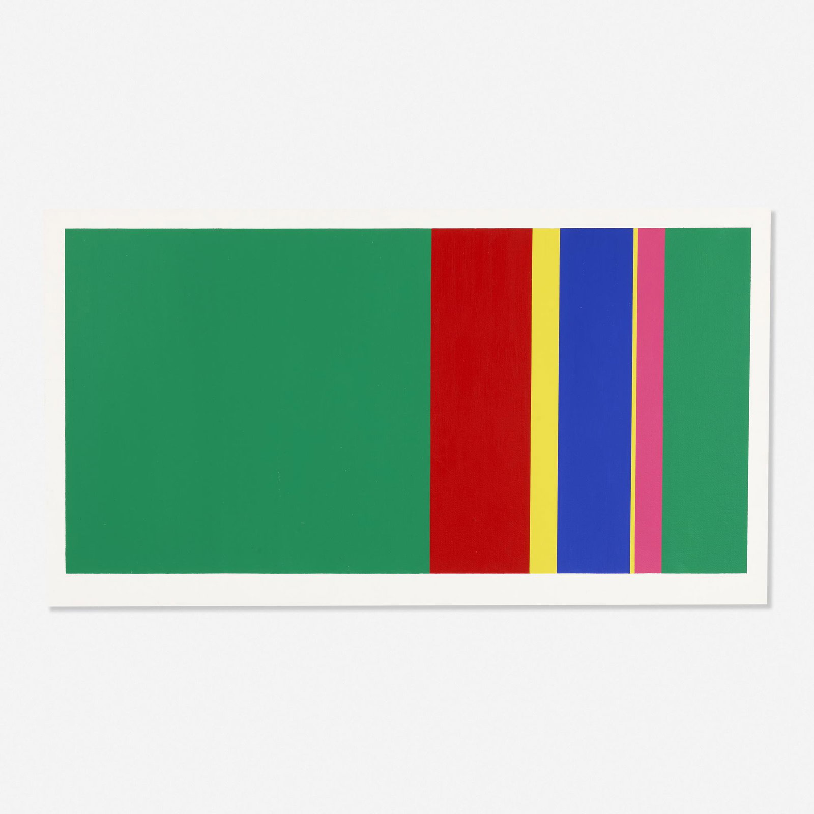 Jay Rosenblum, Canto: Jay Rosenblum Canto pochoir on paper28 h × 50.75 w in (71 × 129 cm) Signed, titled and dated to lower margin '1/48 Canto Jay Rosenblum'. This work is number 1 from the edition of 48.