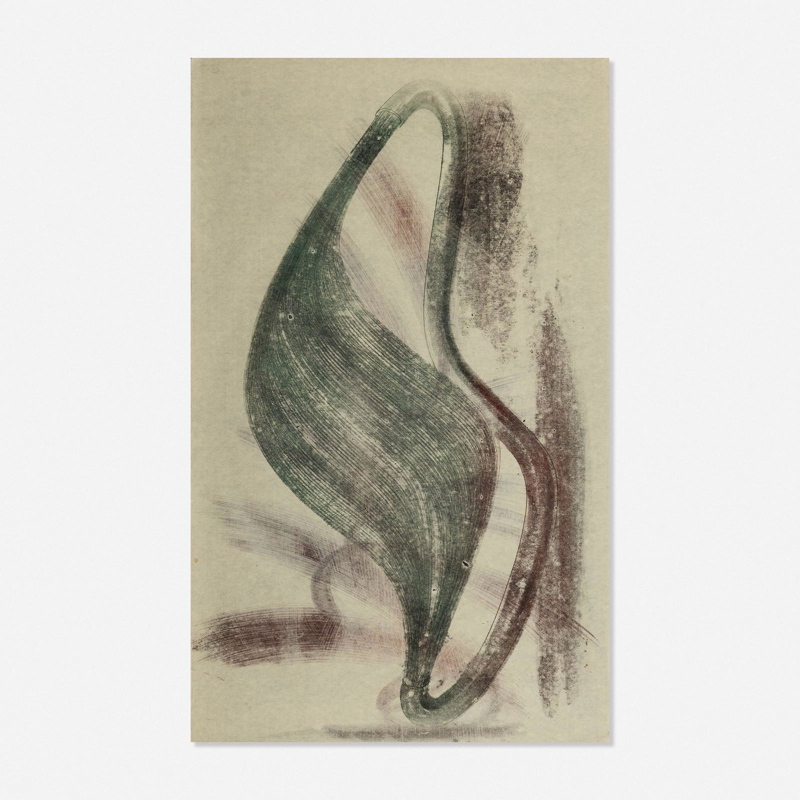 Harry Bertoia, Untitled: Harry Bertoia Untitled c. 1965monoprint39 h × 24 w in (99 × 61 cm) Numbered to lower right '825'. This is a unique work. Sold with a certificate of authenticity issued by the Harry Be