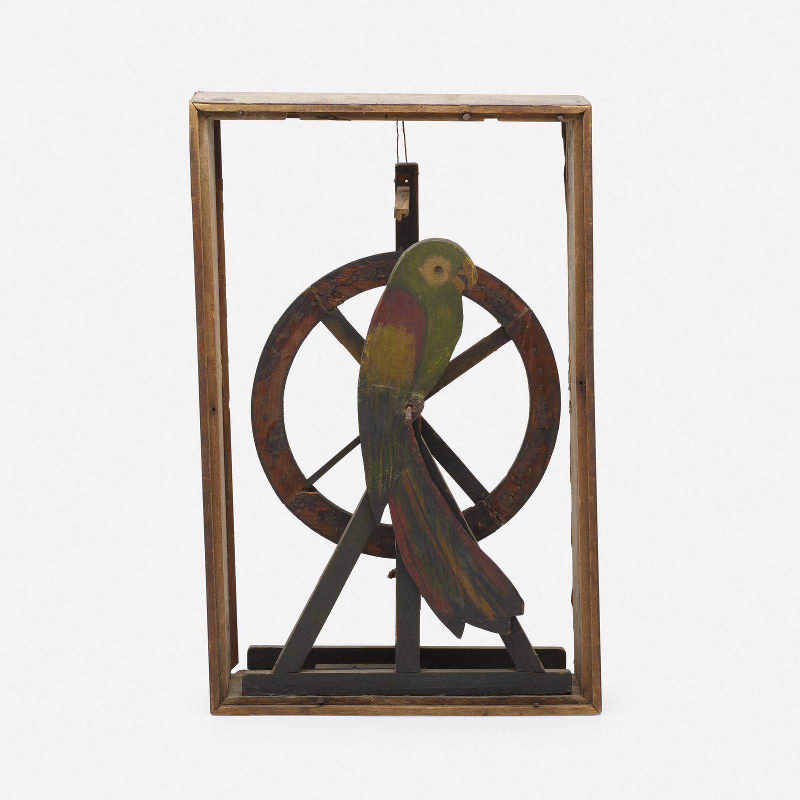 Barry Cohen, Parrot: Barry Cohen Parrot mixed media construction18.25 h × 11.5 w × 5 d in (46 × 29 × 13 cm) Provenance: The Artist | Allan Stone Gallery, New York Exh