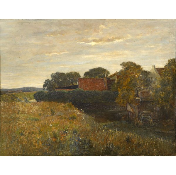 Gustav Schoenleber (Dutch, 1851-1917) Untitled, 189: Gustav Schoenleber (Dutch, 1851-1917) Untitled, 1895; Oil on canvas (framed); Signed and dated; 24'' x 31''; Provenance: Private Collection, New Jersey