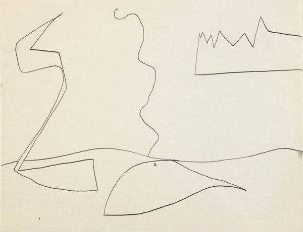 William Baziotes (American, 1912-1963) Two works: William Baziotes (American, 1912-1963) Two works of art: Untitled; Ink on paper (framed separately); 8 1/2'' x 11'' (sheet) each; Provenance: Newman Galleries, Philadelphia (label on verso); Private C