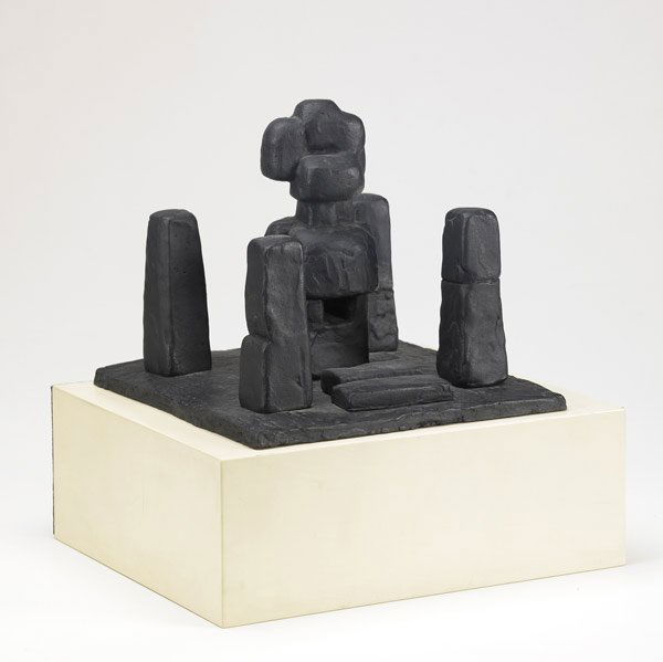 Francois Stahly (French/Italian, b. 1911) Untitle: Francois Stahly (French/Italian, b. 1911) Untitled (Maquette); Bronze; Signed; 8'' high; Provenance: The artist; Private Collection, New Jersey