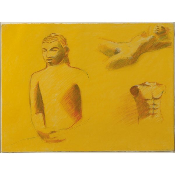David Salle (American, b. 1952) Untitled, 1978; P: David Salle (American, b. 1952) Untitled, 1978; Pastel on paper (framed); Signed and dated; 22 1/4'' x 30'' (sheet); Provenance: The Derek Mason and Daniel Jacobs Collection, Virginia