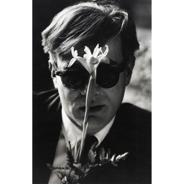 Dennis Hopper (American, b. 1936) Andy Warhol, 19: Dennis Hopper (American, b. 1936) Andy Warhol, 1963; Gelatin silver print (framed); Signed; 23 3/8'' x 15 3/8'' (sight); Provenance: Private Collection, New York