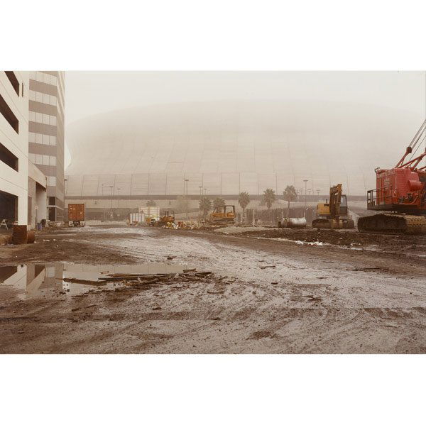 William Eggleston (American, b. 1939) Untitled (C: William Eggleston (American, b. 1939) Untitled (Construction Site), ca. 1980; C-print (framed); Signed, dated and numbered 1/7; 14 1/2'' x 21 3/4'' (image), 20'' x 24'' (sheet); Provenance: Private Co