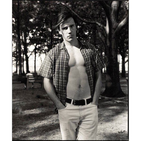 David Armstrong (American, b. 1954) Tom in East R: David Armstrong (American, b. 1954) Tom in East River Park, 1993; Gelatin silver print (framed); Signed, dated, titled and numbered 10/25; 18 1/2'' x 15 1/4'' (sight); Provenance: Private Collection,