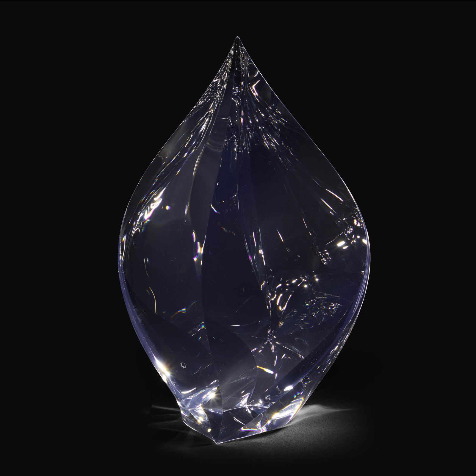 Christopher Ries, Afterglow: Christopher Ries Afterglow USA, 2007cut, ground, and polished optical crystal43.5 h × 28 w × 15.375 d in (110 × 71 × 39 cm) Etched signature and date '© Christopher Ries 2