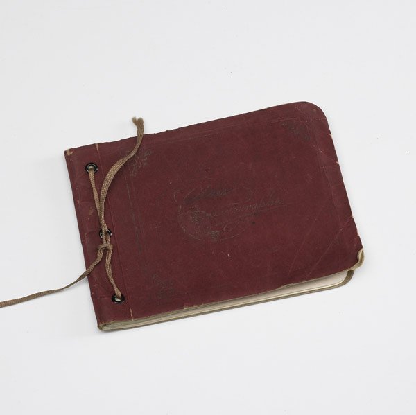 AUTOGRAPH BOOK: AUTOGRAPH BOOK Includes signatures of Clark Gable, Sidney Blackmer, Lynton Wright Brent, Thelma Todd and others ca. 1930.