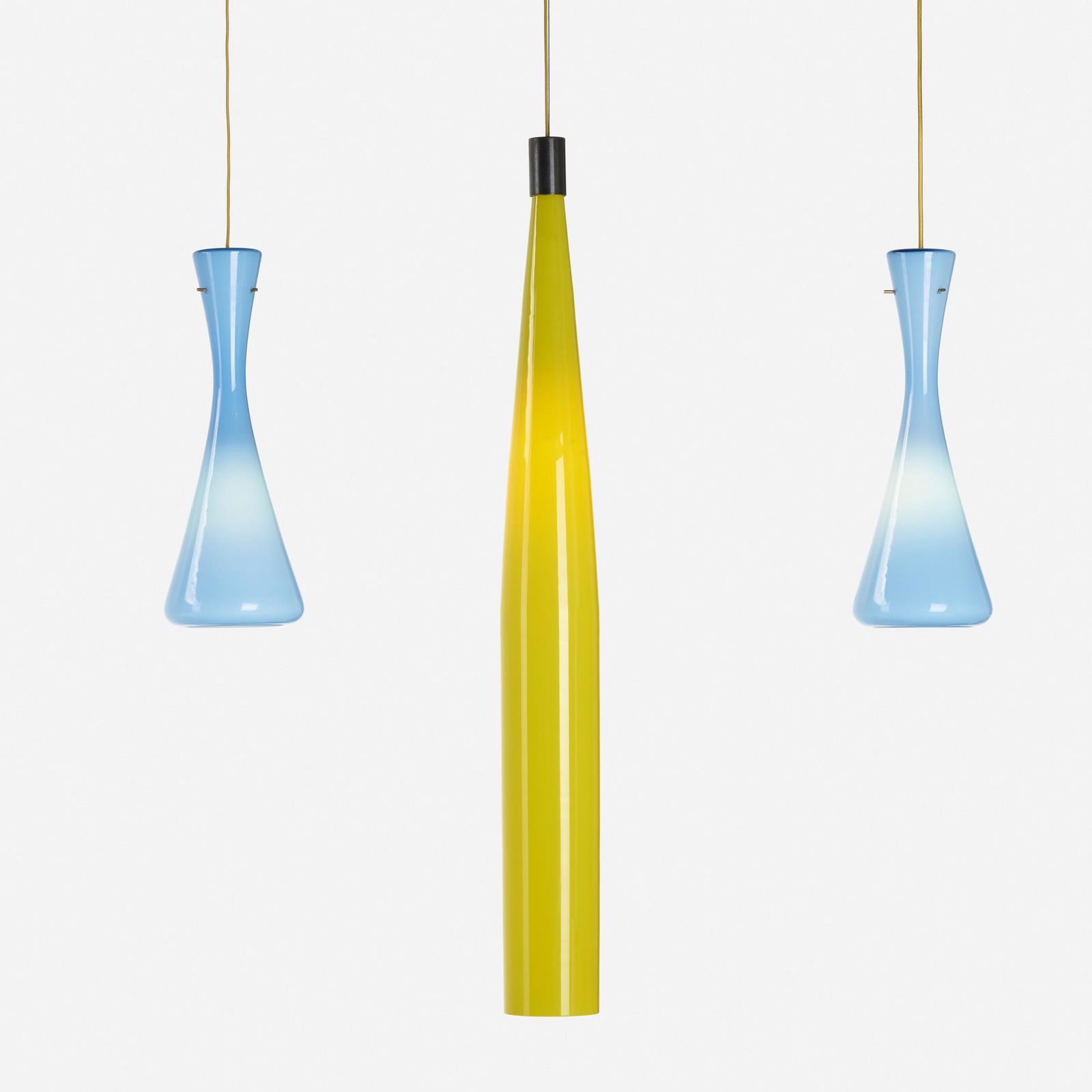 Vistosi, Pendant lamps, collection of three (1 of 1)