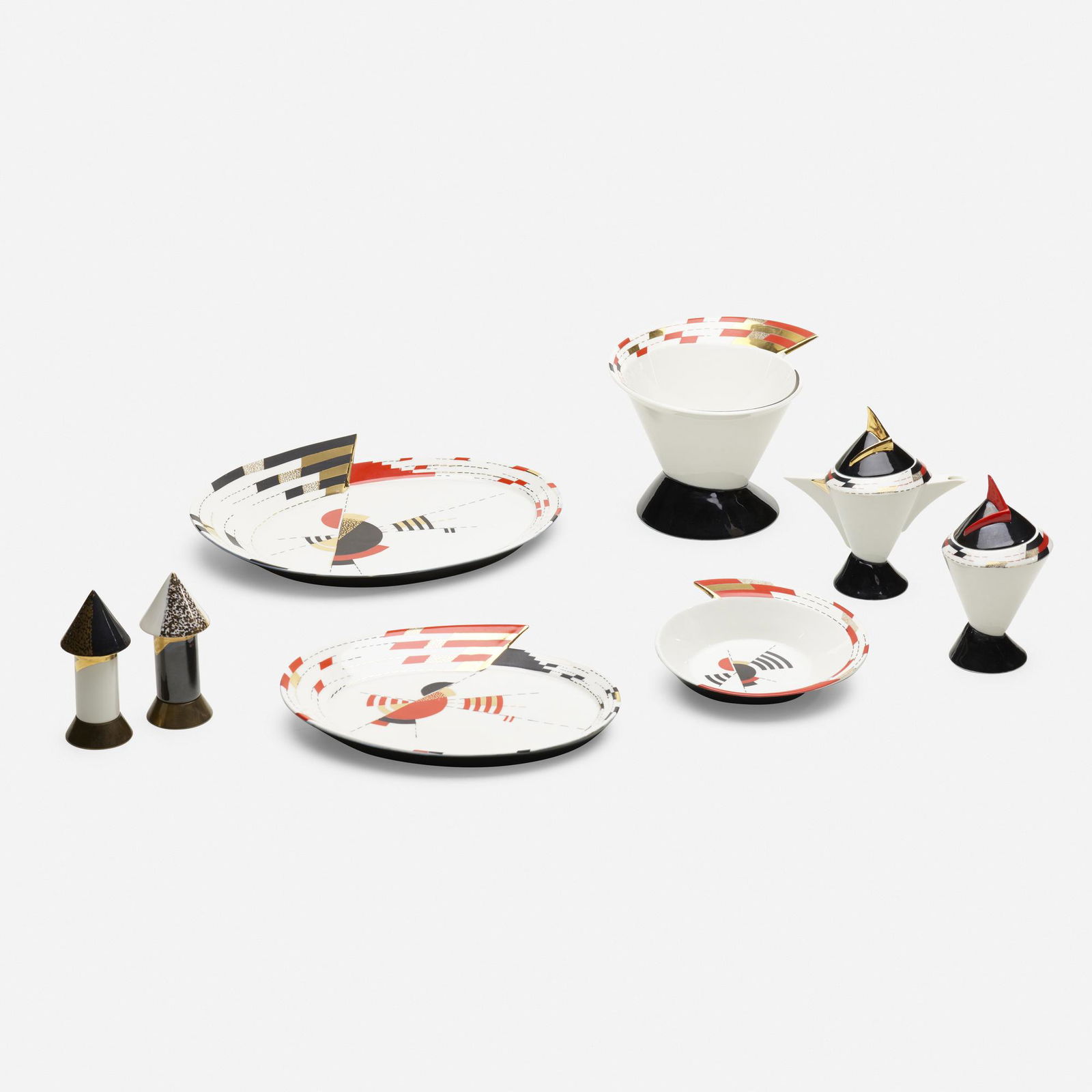 Hungarian, Constructivist dinner set (1 of 5)