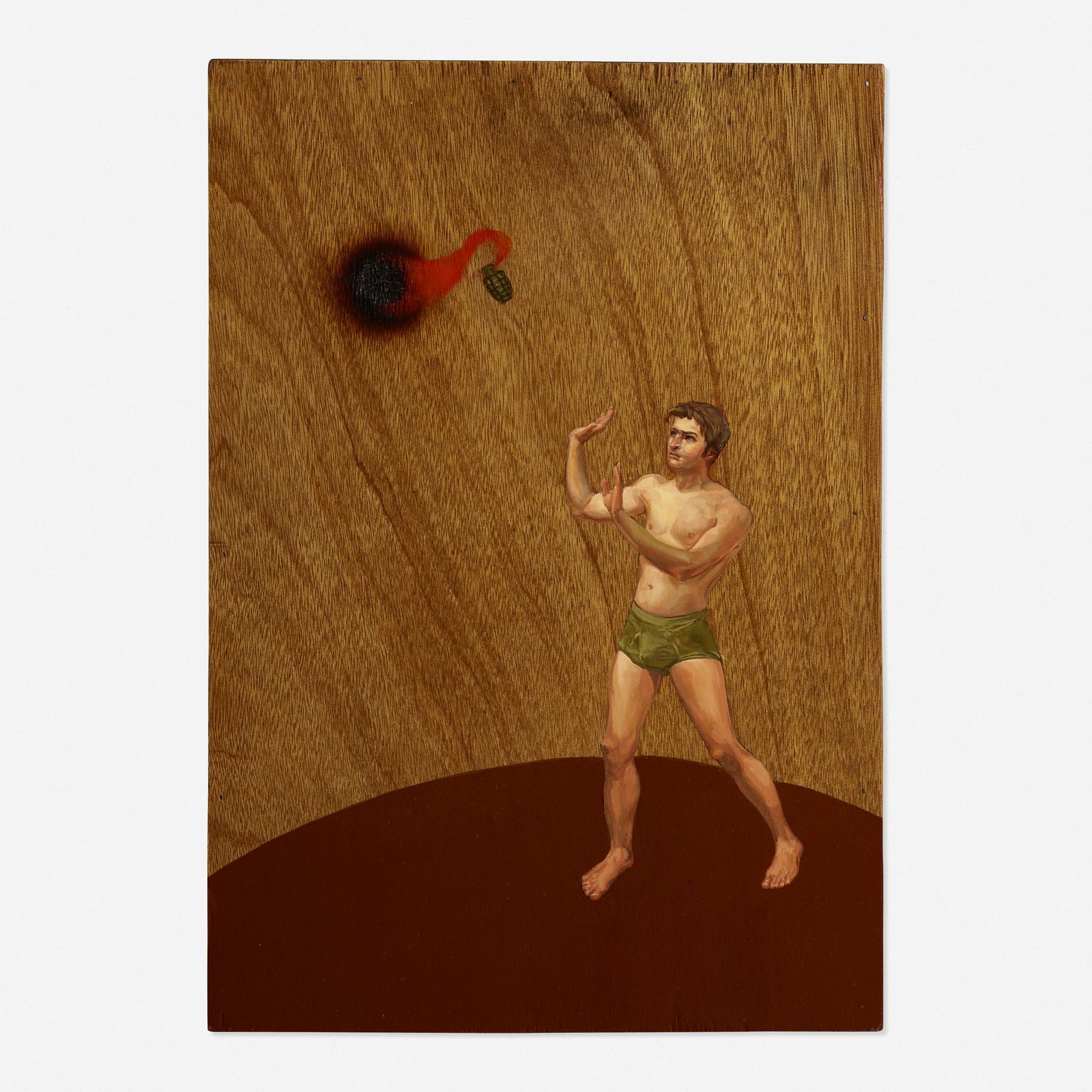 Alison Elizabeth Taylor, Subject 1B, A: Alison Elizabeth Taylor Subject 1B, A oil on wood18 h × 12.5 w in (46 × 32 cm) Provenance: Acquired directly from the artist, Private Collection