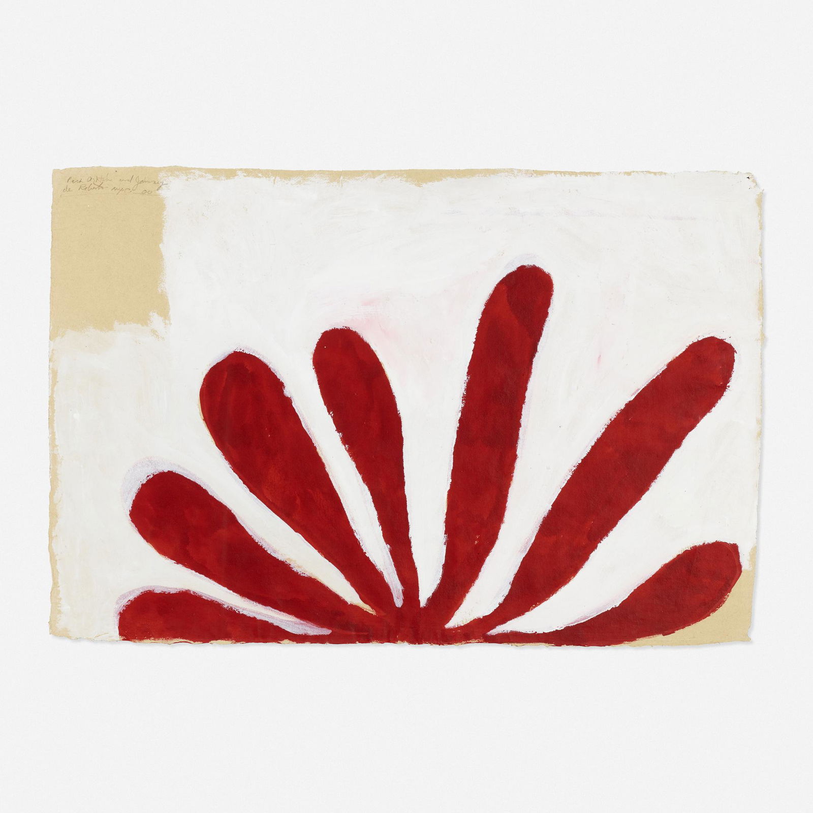 Roberto Juarez, Untitled: Roberto Juarez Untitled 2000acrylic on paper27.875 h × 41.5 w in (71 × 105 cm) Signed, dated and inscribed to upper left 'Para Ashton and Johnny de Roberto - NYC 00'.