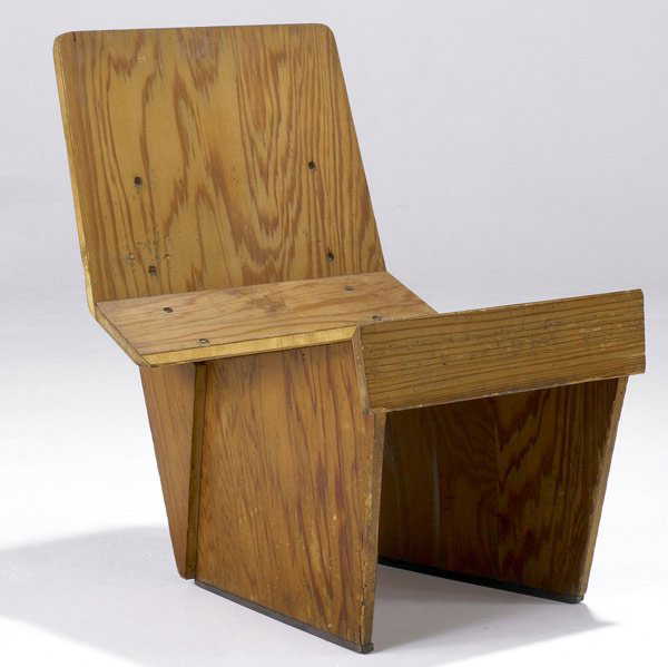 676 FRANK LLOYD WRIGHT Cut cypress plywood chair