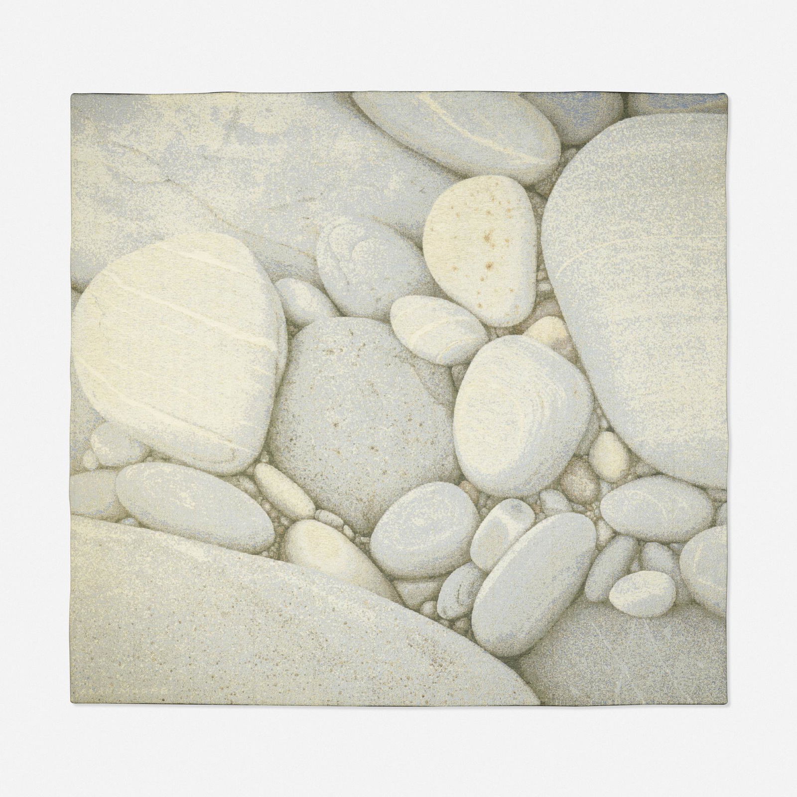 Alan Magee, Little Fugue tapestry: Alan Magee Little Fugue tapestry 2005Jacquard cotton51.75 h × 55.75 w in (131 × 142 cm) Paper manufacturer's label to verso 'Little Fugue Tapestry Number Sixteen of Eighteen (copyright) 2005 Alan