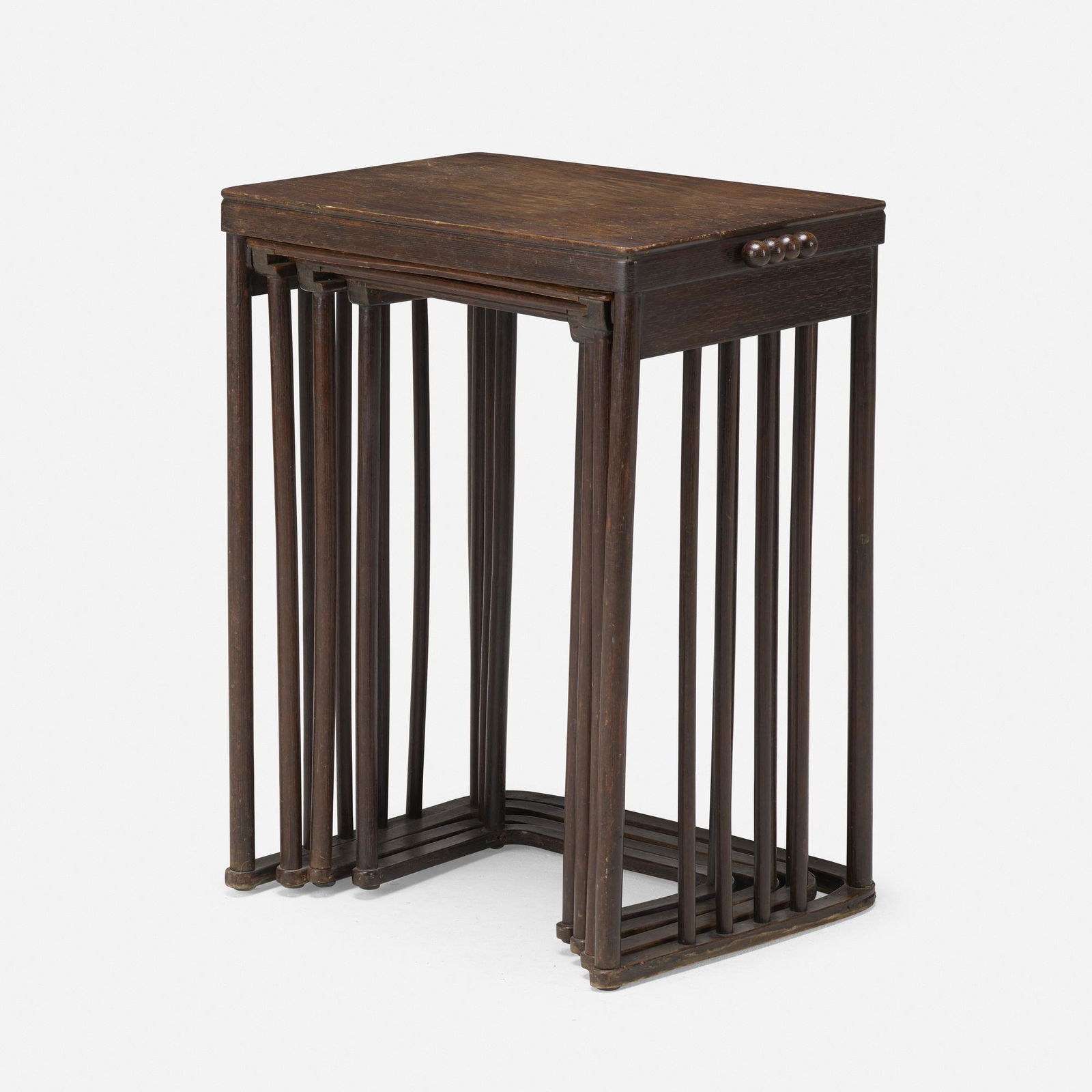 Josef Hoffmann, Nesting tables, set of four (1 of 5)
