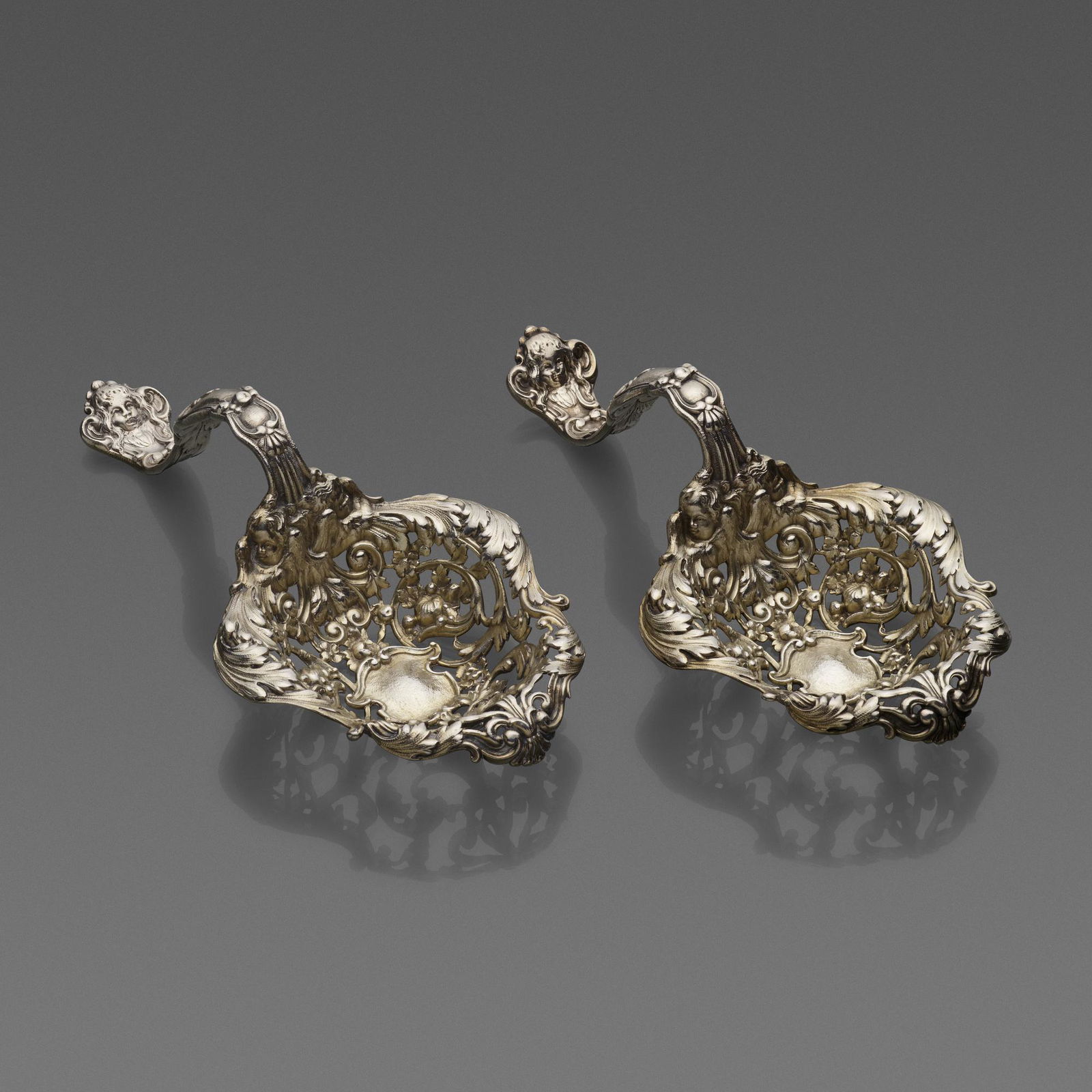 Gorham Manufacturing Company, Bonbon spoons, pair (1 of 6)